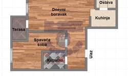Dvosoban stan, Novi Sad, prodaja, 42m2, 71000e, id1011402